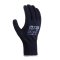 teXXor® Feinstrick-Handschuhe BAUMWOLLE/NYLON, Blau/rote Noppen