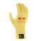 teXXor® Mittelstrick-Handschuhe ARAMID mit Noppen, Goldgelb/rote Noppen