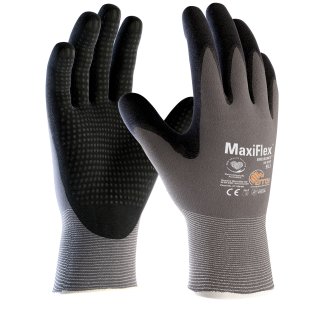 MaxiFlex® Endurance™ Nylon-Strickhandschuhe (34-844), Grau/Schwarz