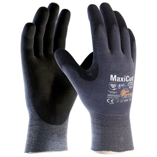 MaxiCut® Ultra™ AD-APT® Schnittschutz-Strickhandschuhe (52-3745), Blau/Schwarz