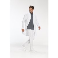 Greiff Unisex Mantel Baumwolle mit Rückenschlitz Weiß XS