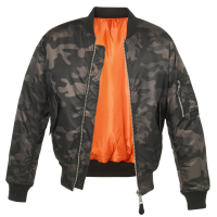 Brandit MA1 Camouflage Outdoorjacke, Dunkles Camouflage