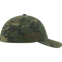 YUPOONG Inc. Flexfit Camouflage-Mütze, Dunkles Camouflage