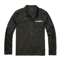 Brandit Security US Langarm-Shirt, Schwarz