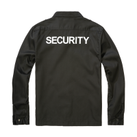 Brandit Security US Langarm-Shirt, Schwarz