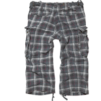 Brandit Industry Vintage 3/4 Shorts-kurze Hose Größe S Farbe Dunkelgrau/Lila