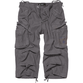 Brandit Industry Vintage 3/4 Shorts-kurze Hose Größe S Farbe Anthrazit