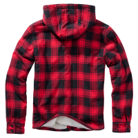 Brandit Lumber Outdoorjacke Kapuzen Größe S Farbe Rot/Schwarz