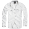 Brandit Slim Fit Langarm-Shirt Größe S Farbe Weiß