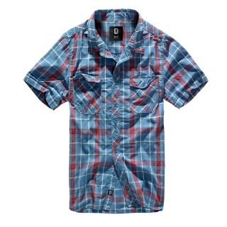 Brandit Roadstar T-Shirt Größe S Farbe Rot/Blau