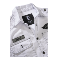 Brandit Luis Vintage Langarm-Shirt Größe S Farbe Weiß
