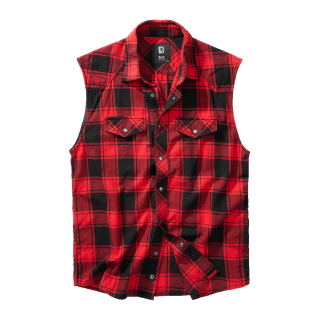 Brandit Karo Shirt Top Größe S Farbe Rot/Schwarz