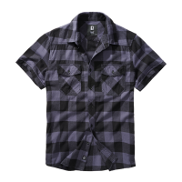 Brandit Karo T-Shirt Größe S Farbe Schwarz/Grau