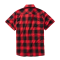 Brandit Karo T-Shirt Größe S Farbe Rot/Schwarz