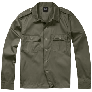 Brandit US Langarm-Shirt Größe S Farbe Oliv