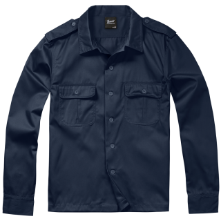 Brandit US Langarm-Shirt Größe S Farbe Navy