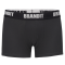 Brandit Boxer-Shorts Logo 2 Tasche Größe S Farbe Schwarz/Schwarz