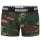 Brandit Boxer-Shorts Logo 2 Tasche Größe S Farbe Wald/Dunkles Tarnmuster