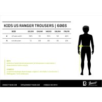 Brandit Kinder US Ranger Outdoorhose Größe 122/128 Farbe Oliv
