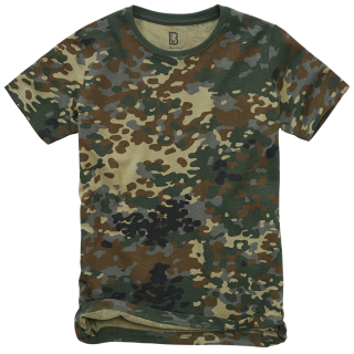 Brandit Kinder T-Shirt Größe 122/128 Farbe Flecktarn