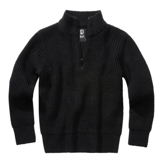 Brandit Kinder Marine Pullover Wollpullover Größe 122/128 Farbe Schwarz
