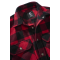 Brandit Jeff Fleece Langarm-Shirt Größe S Farbe Rot/Schwarz