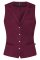 Greiff Damen Weste mit Reverskragen Bordeaux XS