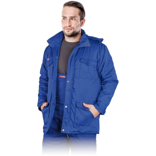 Winter work jacket blue, padded