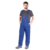 Winter work dungarees, padded