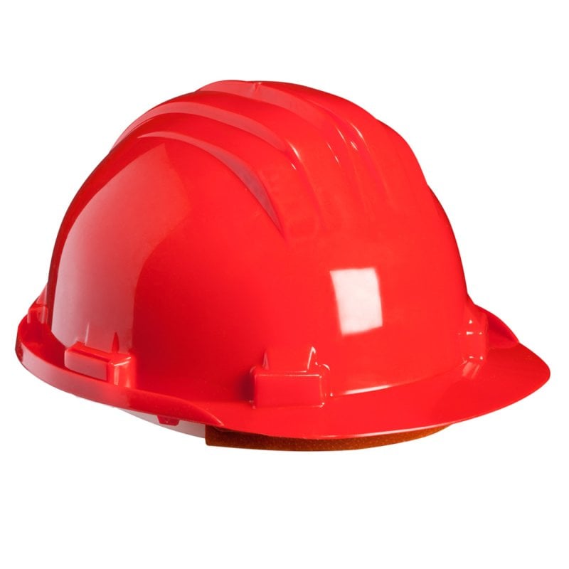 Bauhelm / Arbeitsschutzhelm in Rot