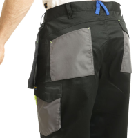GOODYEAR Arbeitshose mit Knieschutztaschen Schwarz/Grau
