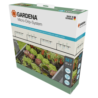 Gardena Tropfbewässerung Set Hochbeet/Beet (35 Pflanzen)