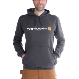 Carhartt Hoodie signature logo sweatshirt Carbon XS