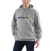 Carhartt Hoodie signature logo sweatshirt Grau XS