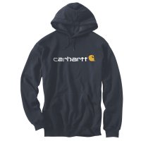 Carhartt Hoodie signature logo sweatshirt Navy XS