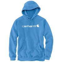 Carhartt Hoodie signature logo sweatshirt Blau XS