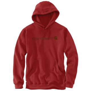 Carhartt Hoodie signature logo sweatshirt Rot XS