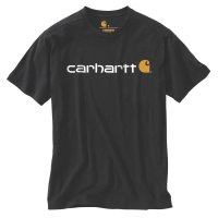 Carhartt Arbeitsshirt core logo t-shirt Schwarz XS