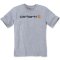 Carhartt Arbeitsshirt core logo t-shirt Grau XS