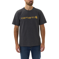 Carhartt Arbeitsshirt core logo t-shirt Carbon XS