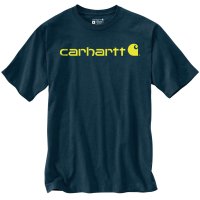 Carhartt Arbeitsshirt core logo t-shirt Nachtblau XS