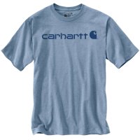Carhartt Arbeitsshirt core logo t-shirt Alpinblau S