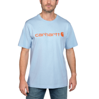 Carhartt Arbeitsshirt core logo t-shirt Moonstone XS