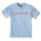 Carhartt Arbeitsshirt core logo t-shirt Moonstone XS