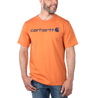 Carhartt Arbeitsshirt core logo t-shirt Orange XS