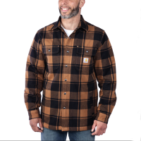 Carhartt Arbeitsjacke flannel shirt Braun S